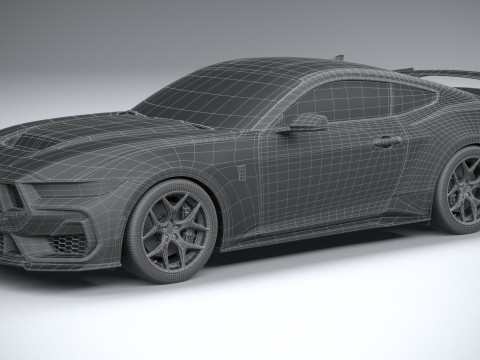 Shelby GT350 2025 Model 3D