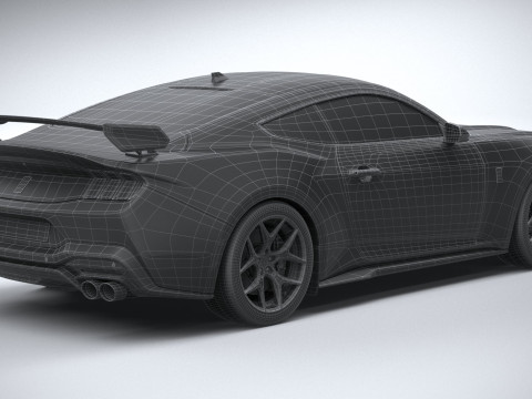 Shelby GT350 2025 Model 3D