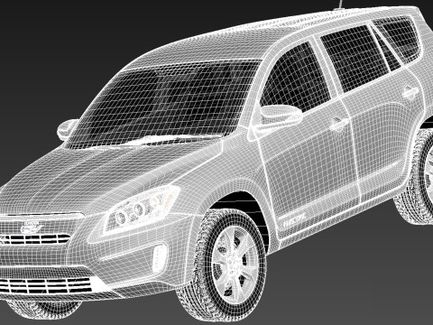 Toyota RAV4 EV 2013 3D Modell