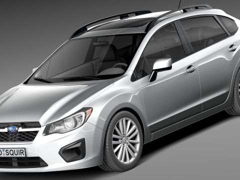 Subaru Impreza 5-door 2013 Model 3D