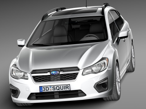 Subaru Impreza 5-door 2013 3D 模型