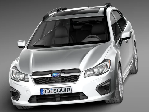 Subaru Impreza 5-door 2013 3D Model