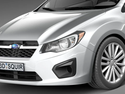Subaru Impreza 5-door 2013 3D Model