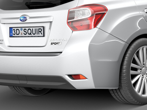 Subaru Impreza 5-door 2013 3D 模型