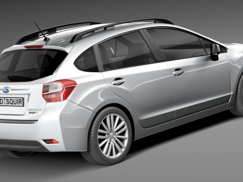 Subaru Impreza 5-door 2013 3D 模型