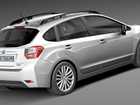 Subaru Impreza 5-door 2013 3D Model