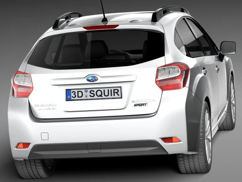 Subaru Impreza 5-door 2013 3D Model