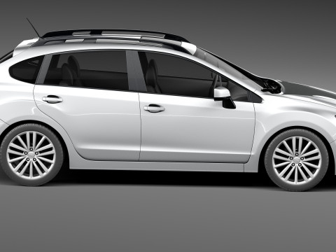 Subaru Impreza 5-door 2013 3D 模型