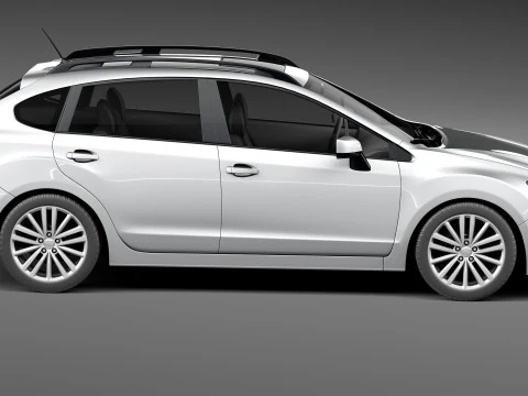 Subaru Impreza 5-door 2013 3D Model