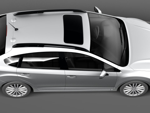 Subaru Impreza 5-door 2013 3D 模型