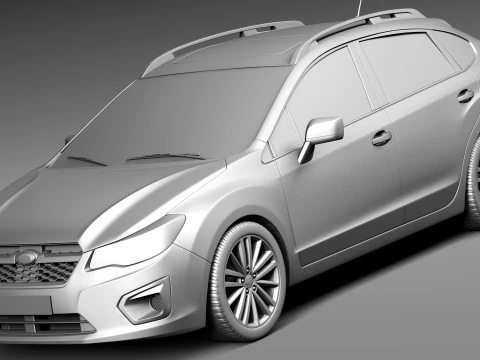 Subaru Impreza 5-door 2013 3D Model