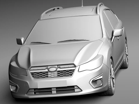 Subaru Impreza 5-door 2013 3D Model