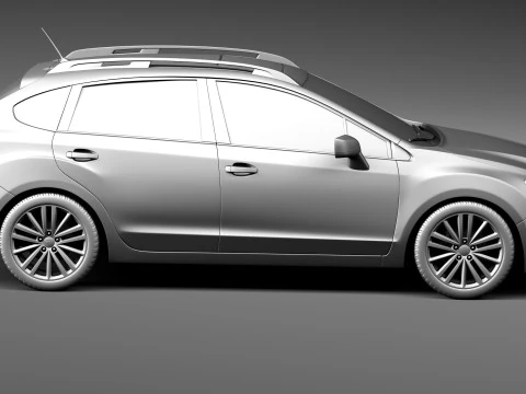 Subaru Impreza 5-door 2013 3D Model
