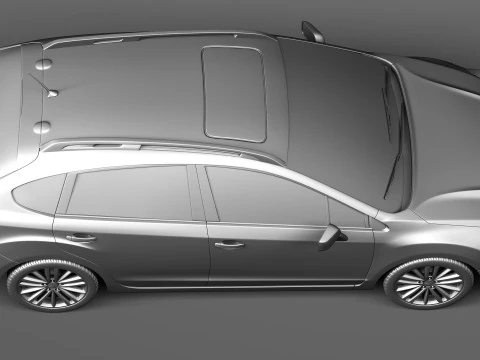 Subaru Impreza 5-door 2013 3D Model
