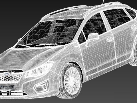 Subaru Impreza 5-door 2013 3D 模型