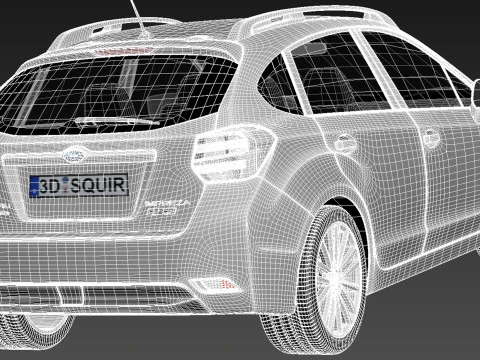 Subaru Impreza 5-door 2013 3D Model