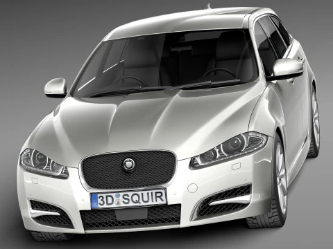 Jaguar XF Sportbrake 2013 3D Model