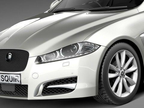 Jaguar XF Sportbrake 2013 3D Модель