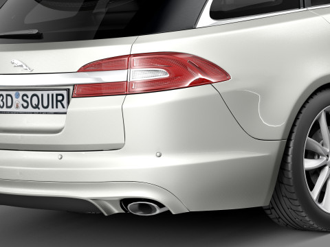 Jaguar XF Sportbrake 2013 3D Модель