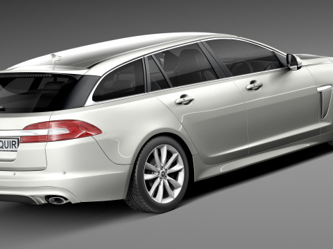 Jaguar XF Sportbrake 2013 3D Модель