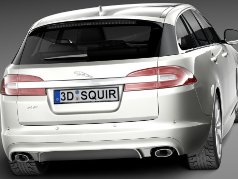 Jaguar XF Sportbrake 2013 3D Модель
