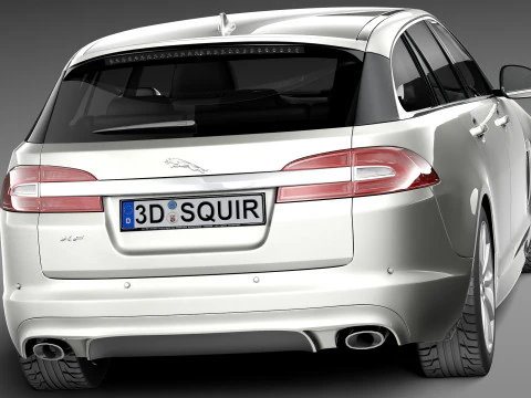 Jaguar XF Sportbrake 2013 3D Model