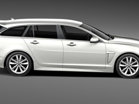 Jaguar XF Sportbrake 2013 3D Модель