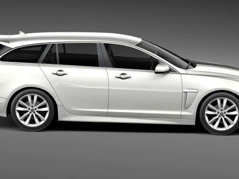 Jaguar XF Sportbrake 2013 3D Model
