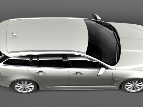 Jaguar XF Sportbrake 2013 3D Модель