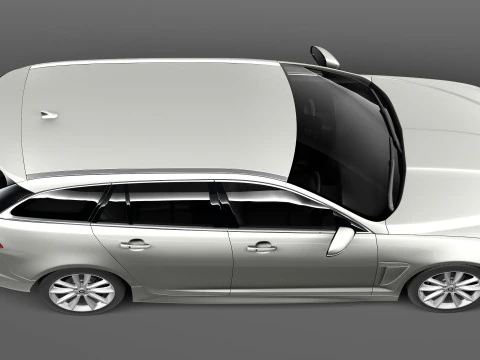 Jaguar XF Sportbrake 2013 3D Model