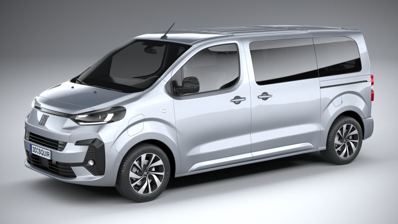 Fiat Ulysse L2 2025 3D 模型 .c4d .max .obj .3ds .fbx .stl .blend 