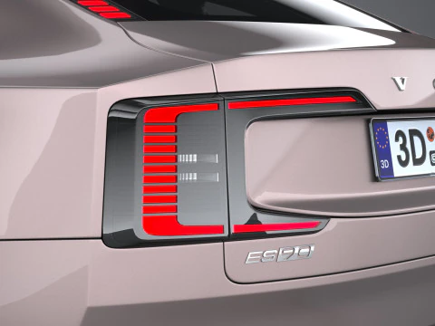 Volvo ES90 2026 3D Model