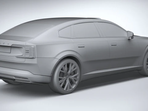 Volvo ES90 2026 3D Model