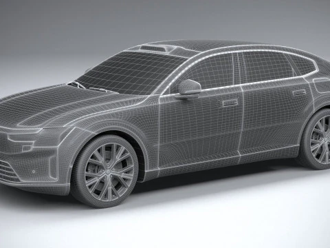 Volvo ES90 2026 3D Model