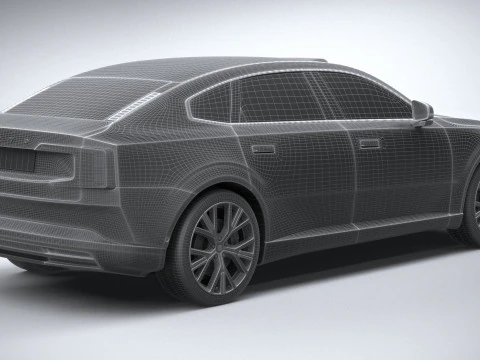 Volvo ES90 2026 3D Model