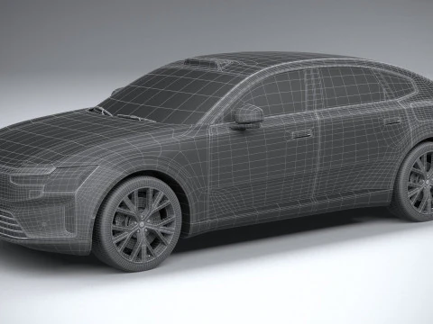 Volvo ES90 2026 3D Model