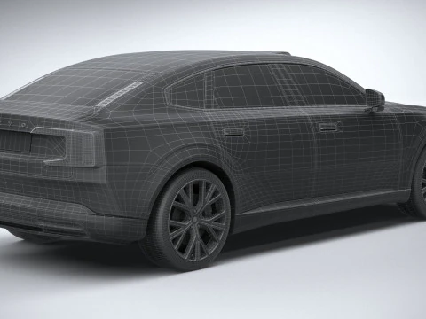 Volvo ES90 2026 3D Model