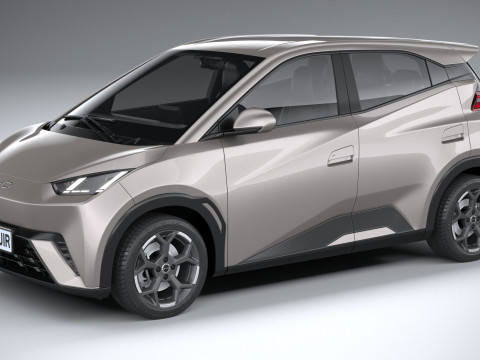 BYD Dolphin Mini 2025 3D Model