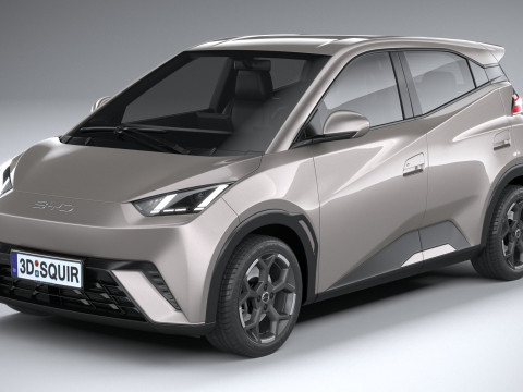 BYD Dolphin Mini 2025 Modèle 3D
