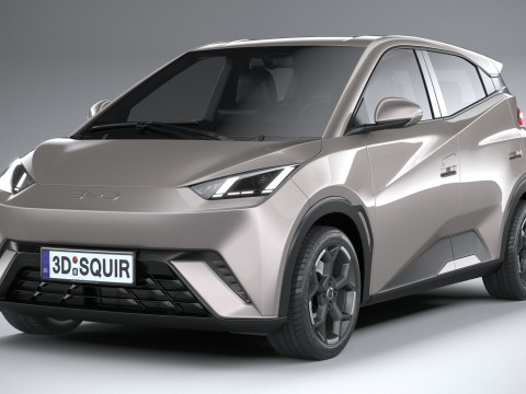 BYD Dolphin Mini 2025 Modèle 3D