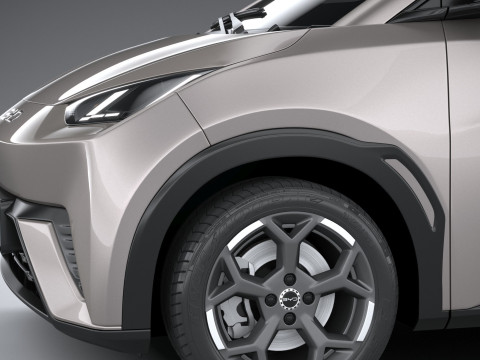 BYD Dolphin Mini 2025 Modèle 3D