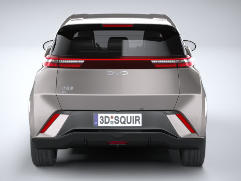 BYD Dolphin Mini 2025 Modèle 3D