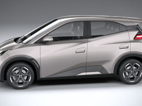 BYD Dolphin Mini 2025 Modèle 3D