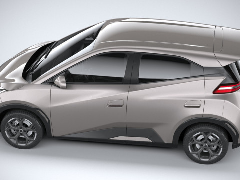 BYD Dolphin Mini 2025 Modèle 3D