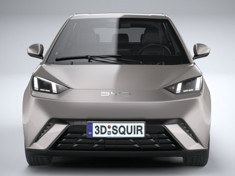 BYD Dolphin Mini 2025 Modèle 3D