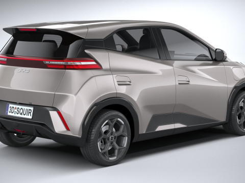 BYD Dolphin Mini 2025 Modèle 3D