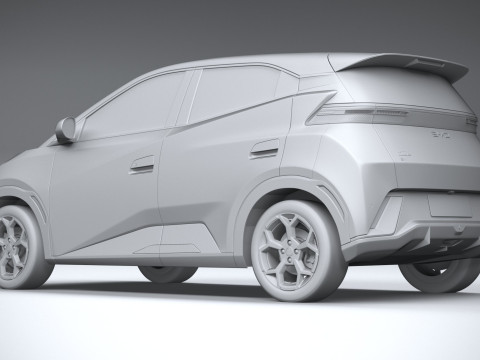 BYD Dolphin Mini 2025 Modèle 3D
