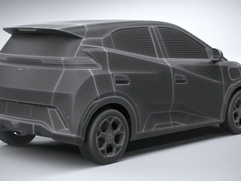 BYD Delfin Mini 2025 Model 3D