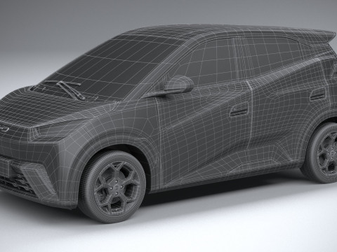 BYD Dolphin Mini 2025 Modèle 3D