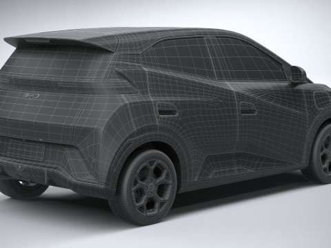 BYD Dolphin Mini 2025 Modèle 3D